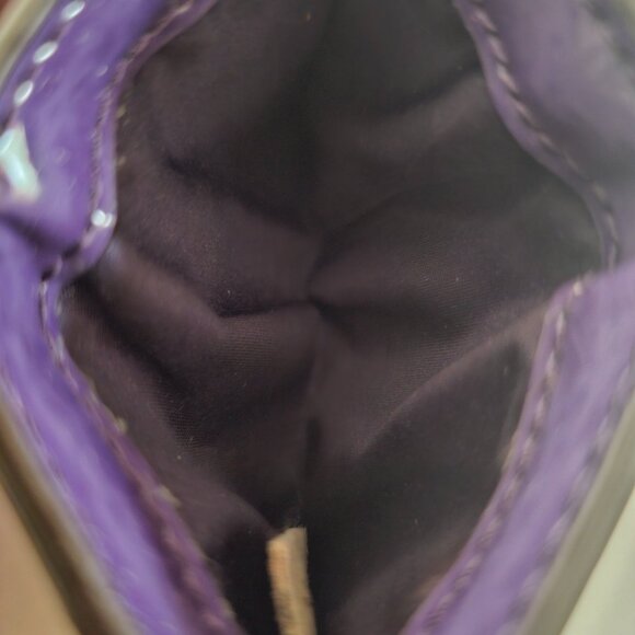 Purple Coach Card Holder - Picture 3 of 3